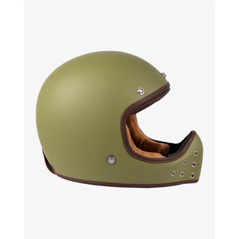 By City The Rock Retro Motocross Motorcycle Helmet  - Customhoj