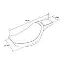 C.C Rider 2-Up Seat for Harley  - Customhoj