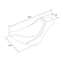 C.C Rider Solo Seat for Harley  - Customhoj