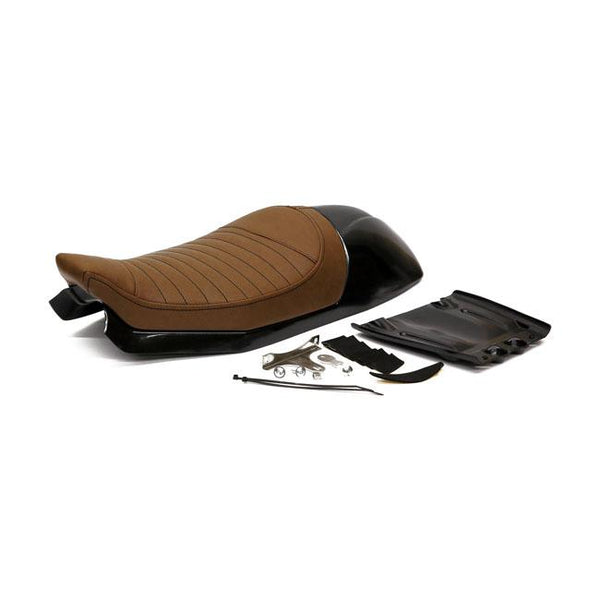 C-Racer Bonneville Cafe Racer Seat Dark Brown Triumph Bonneville T100 08-up