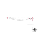 C-Racer Flat Cafe Racer/Scrambler Seat Dark Brown Yamaha SR400/500