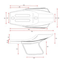 C-Racer Flat Racer SCR141 Motorcycle Seat  - Customhoj