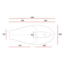 C-Racer Neo Classic Café Racer Seat Black