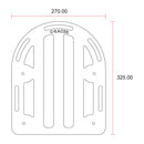 C-Racer Universal Motorcycle Luggage Rack No1  - Customhoj