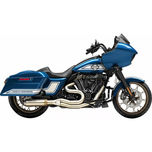 Système d'échappement 2 en 1 Bassani Road Rage Super Bike pour Harley