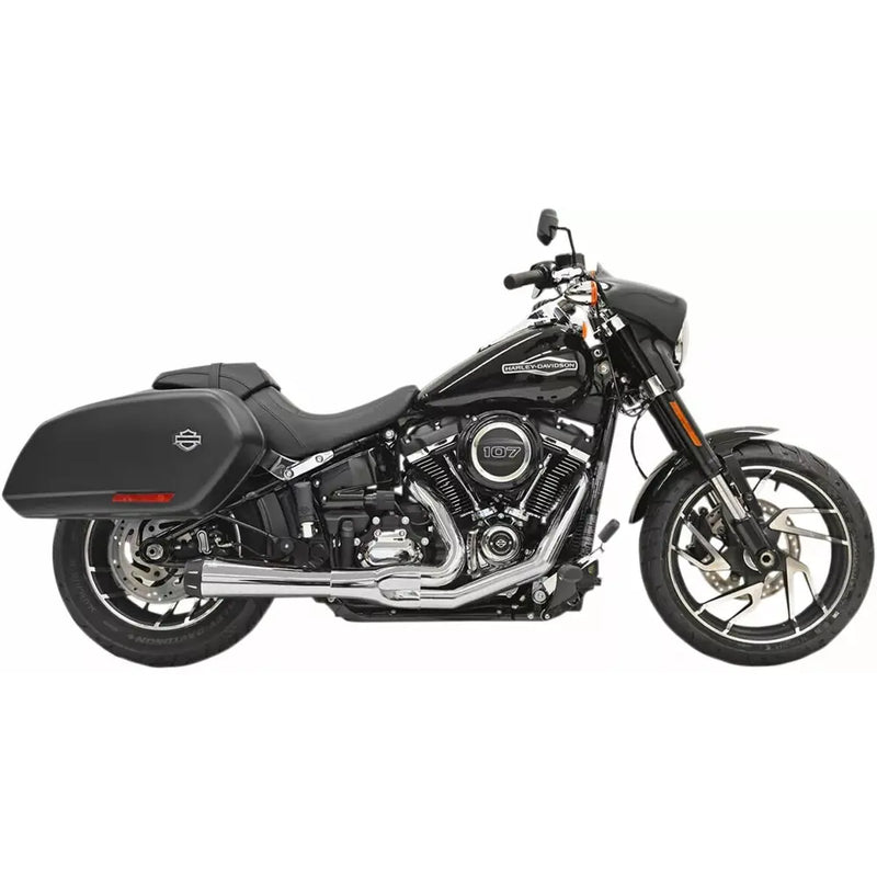 Bassani Road Rage Short Megaphone 2into-1 Exhaust System for Harley