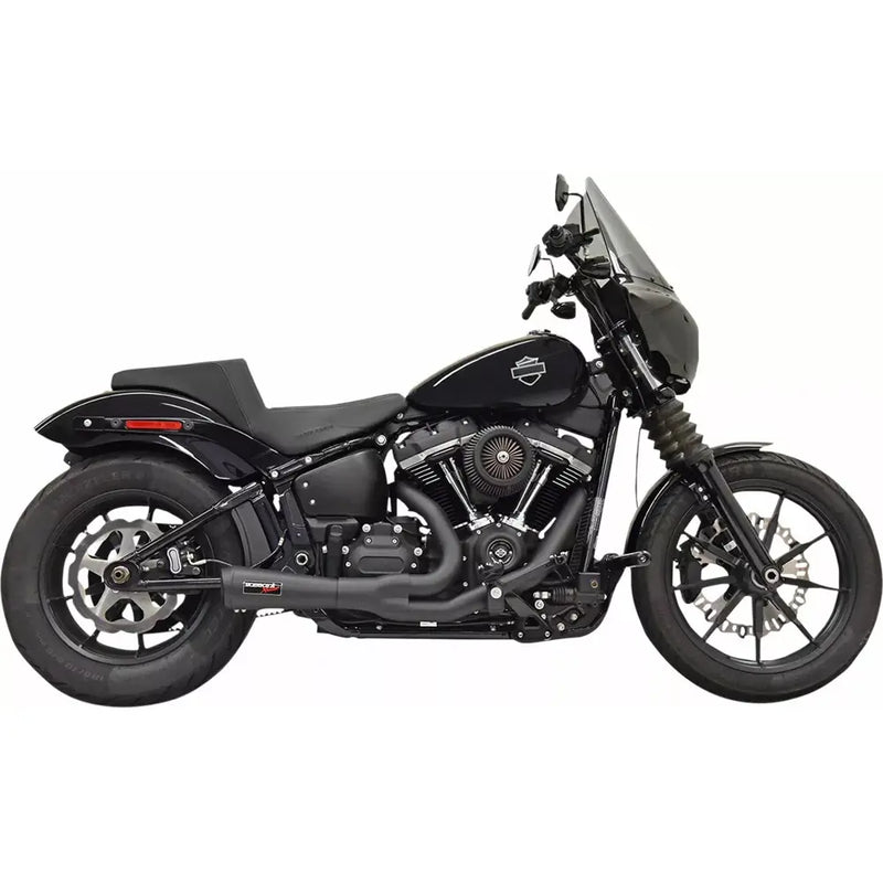 Bassani The Ripper Short 2into-1 Exhaust System for Harley