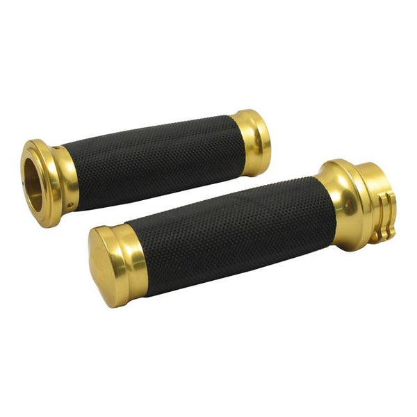 Caliber Motorcycle Grips HD Brass