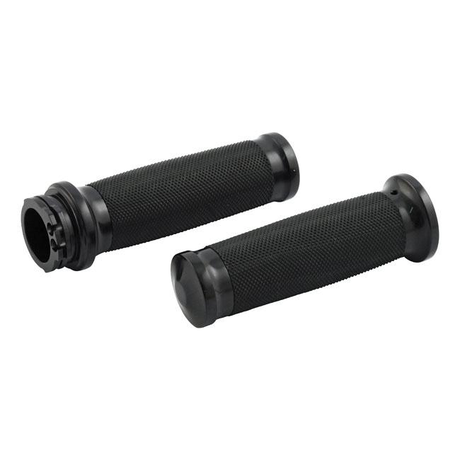 Caliber Motorcycle Grips HD TBW Black