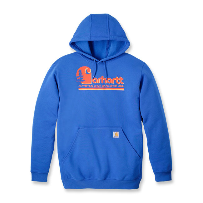 Carhartt Graphic Hoodie Beacon Blue / M  - Customhoj