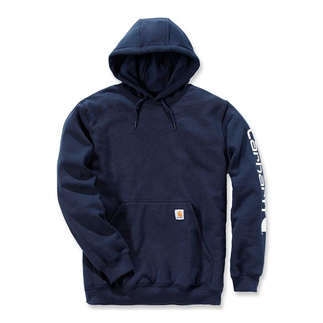 Carhartt Sleeve Logo Hoodie Navy / S