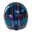 Cavalero Slimline Custom Flake Low Profile Open Jet Helmet