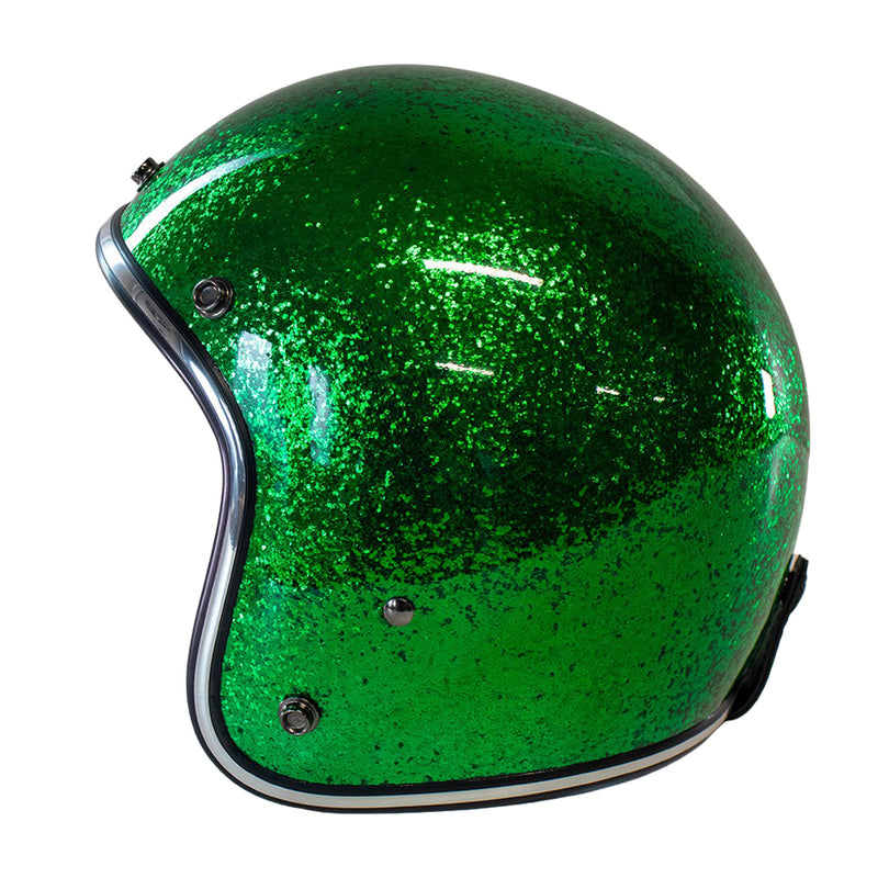 Cavalero Slimline Super Flake Low Profile Open Jet Helmet