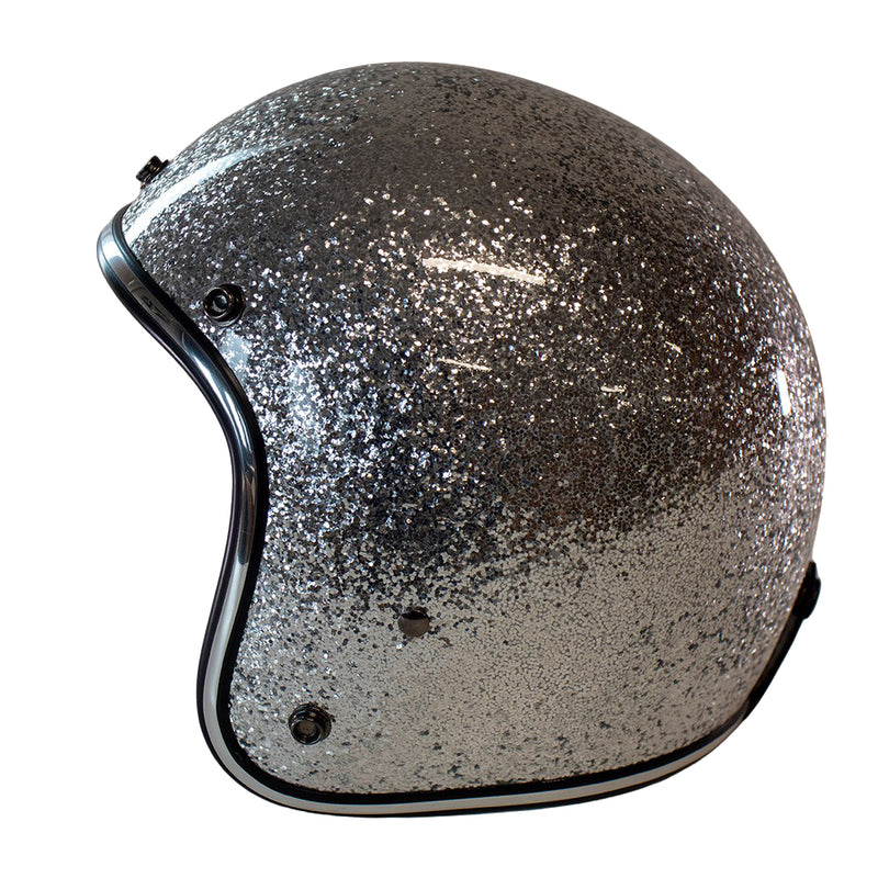 Cavalero Slimline Super Flake Low Profile Open Jet Helmet