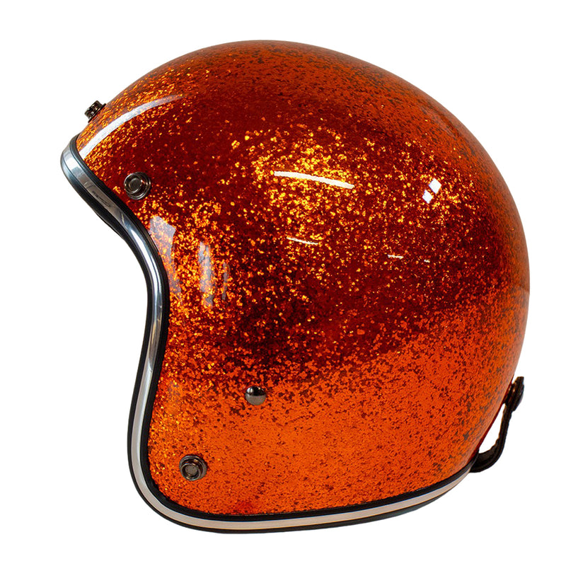 Cavalero Slimline Super Flake Low Profile Open Jet Helmet