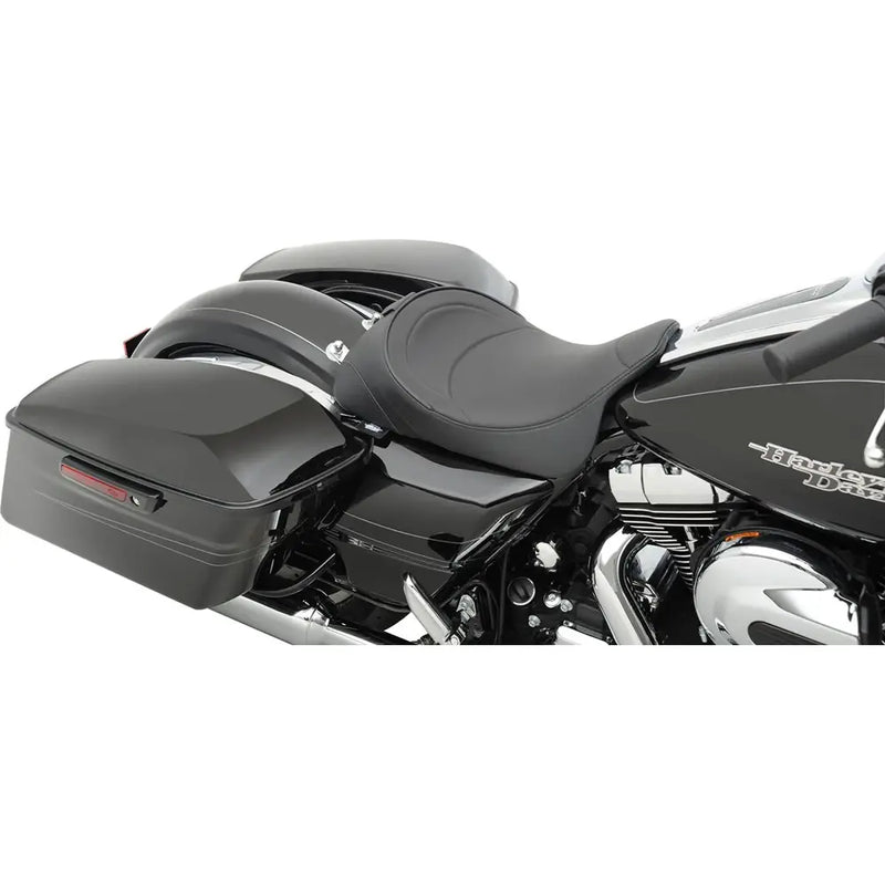 Drag Specialties Siège solo avec dossier pour Harley
