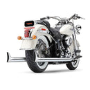 Cobra Bad Hombre Duals Fishtail Exhaust Softail 12-17