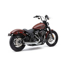 Cobra El Diablo 2-into-1 Exhaust for Harley 18-24 Softail FXBB/S Street Bob; FXLR/S Lowrider; FLSL Slim; FLDE Deluxe / Chrome  - Customhoj
