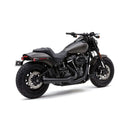 Cobra El Diablo 2-into-1 Exhaust for Harley 18-24 Softail FXFB/S Fat Bob / Black  - Customhoj