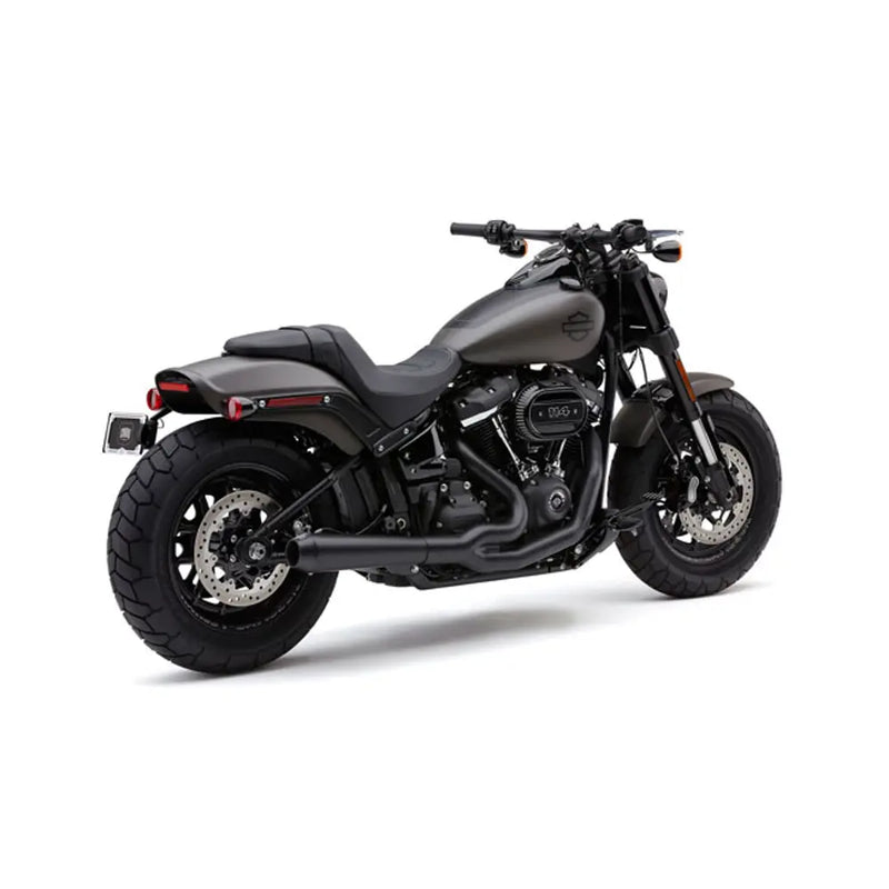 Cobra El Diablo 2-into-1 Exhaust for Harley 18-24 Softail FXFB/S Fat Bob / Black  - Customhoj