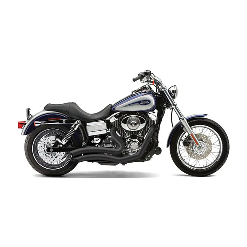 Cobra Speedster Short Swept Exhaust for Harley 12-17 Dyna / Black  - Customhoj