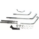 Cobra Speedster Shorts Exhaust Chrome for Kawasaki 06-17 VN900 Vulcan / Classic / Custom / Light Tourer  - Customhoj