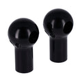 CPV Round Top M12 Aluminium Handlebar Risers Black / 3" (7.6cm)