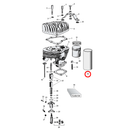 Cylinder Parts Diagram Exploded View for Harley 45" Flathead 34) 29-73 45" SV. Cylinder sleeve, 2 3/4" bore.