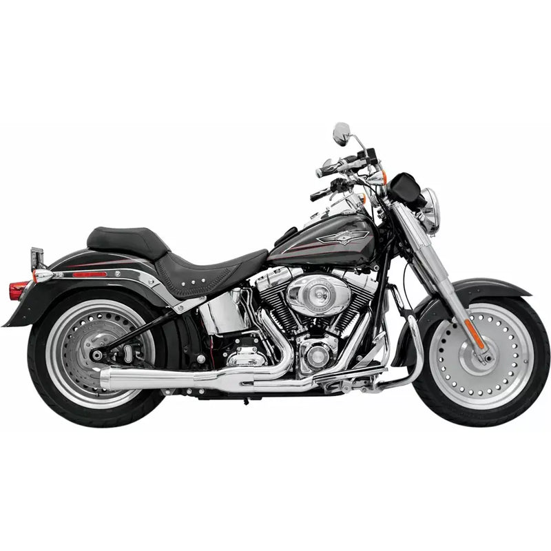 Bassani Road Rage Short Megaphone 2into-1 Exhaust System for Harley