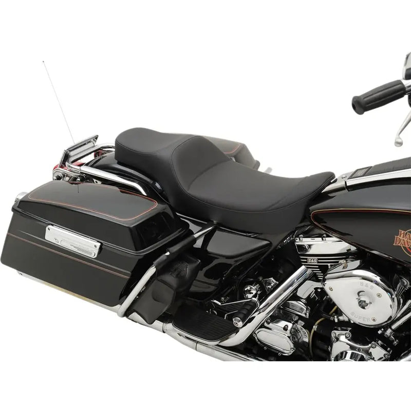 Drag Specialties Siège Predator 2-places à portée étendue pour Harley 
