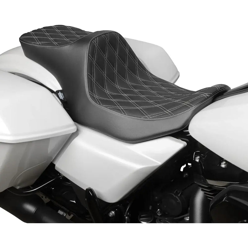 Drag Specialties Selle Predator III 2-places pour Harley 