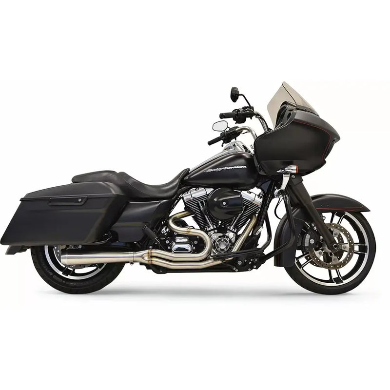 Système d'échappement 2 en 1 Bassani Road Rage III en inox pour Harley