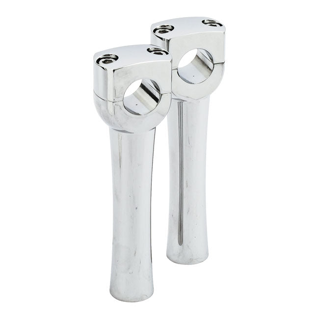 Dighton Domed Aluminium Handlebar Risers Chrome / 6" (15.2cm)