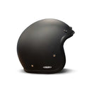DMD Retro Classic Open Motorcycle Helmet Matte Black / XS (54cm)  - Customhoj