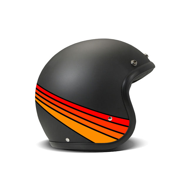 DMD Retro Custom Open Motorcycle Helmet Fuoco / XS (54cm)