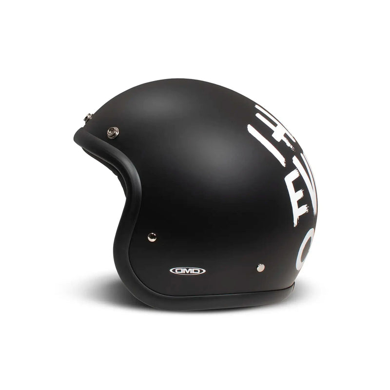 DMD Retro Graphic Open Motorcycle Helmet  - Customhoj