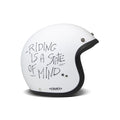 DMD Retro Graphic Open Motorcycle Helmet Oldie / XS (54cm)  - Customhoj