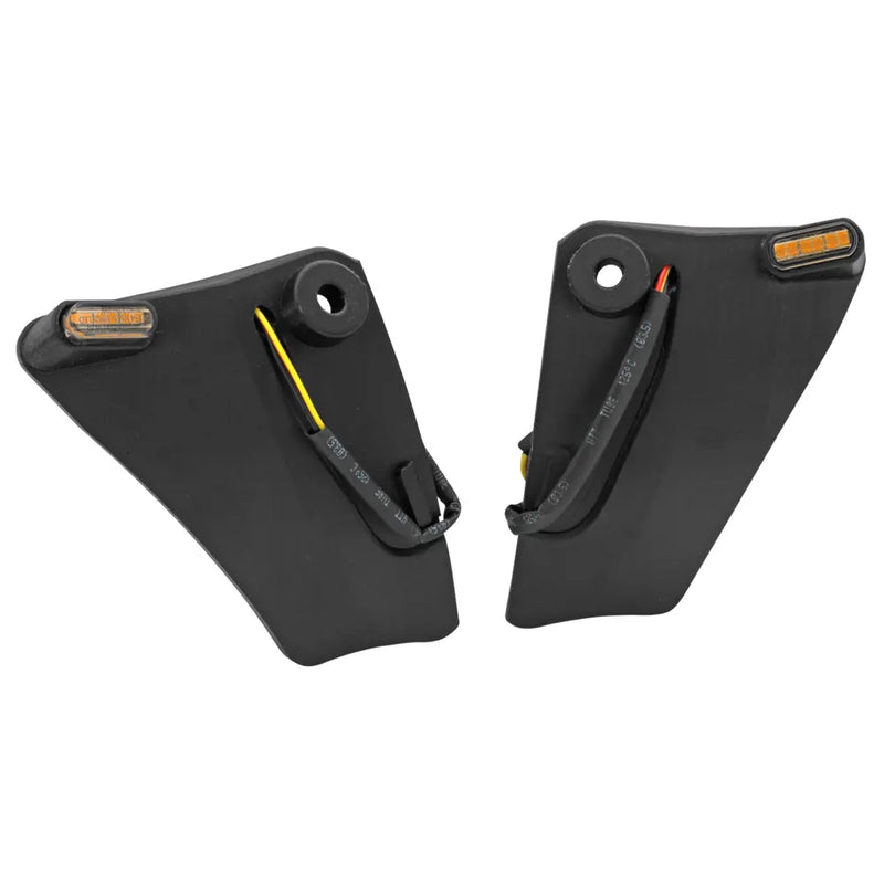 Dominator ST Fairing Wind Deflector LED Turn Signals for Harley 22-25 Softail Low Rider ST FXLRST / Low Rider El Diablo FXRST  - Customhoj