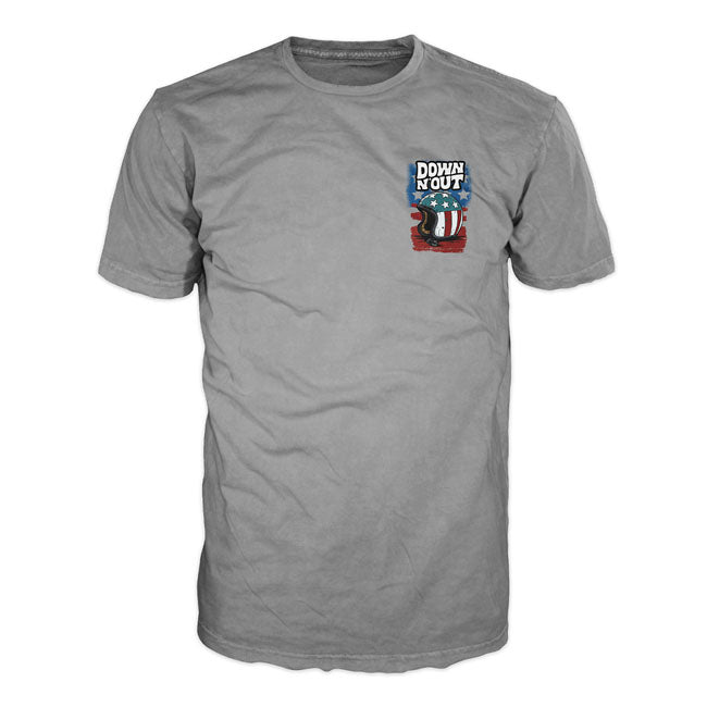 Down-n-Out Freedom Rider T-Shirt American Flag