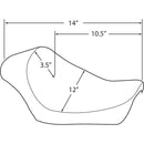 Drag Specialties Cafe Style Solo Seat for Harley  - Customhoj