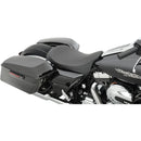 Drag Specialties EZ-ON Low Profile Solo Seat for Harley 08-25 Touring (excl. 23-25 CVO; 24-25 Road Glide / Street Glide) / Black  - Customhoj
