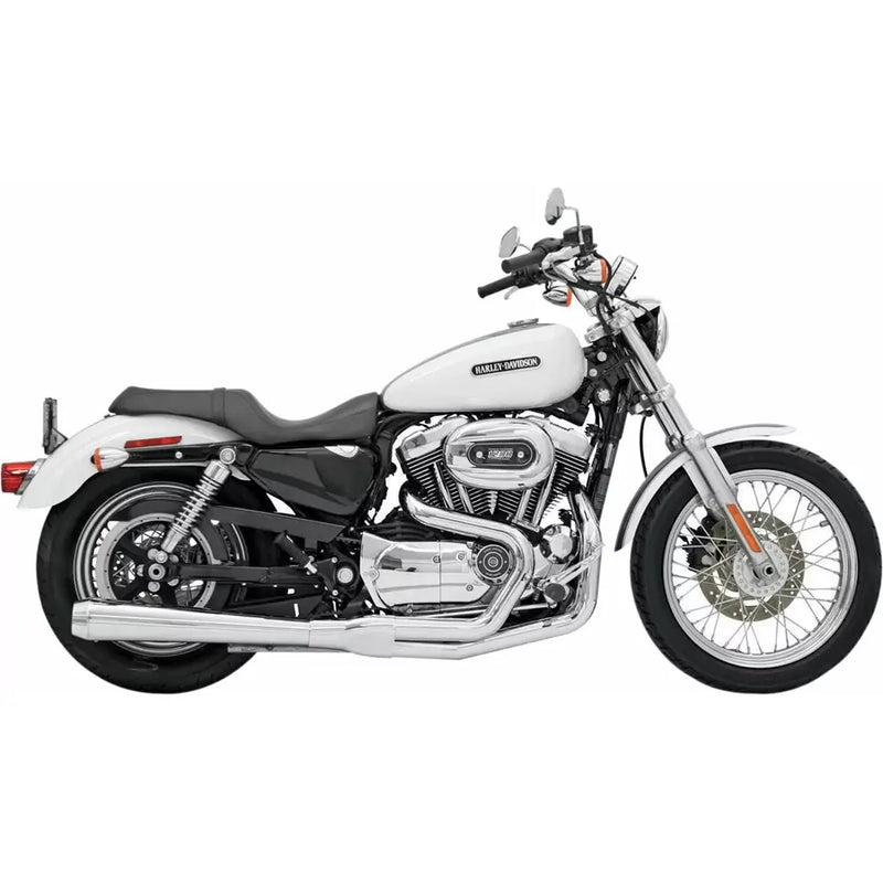 Bassani Road Rage Long Megaphone 2into-1 Exhaust System for Harley