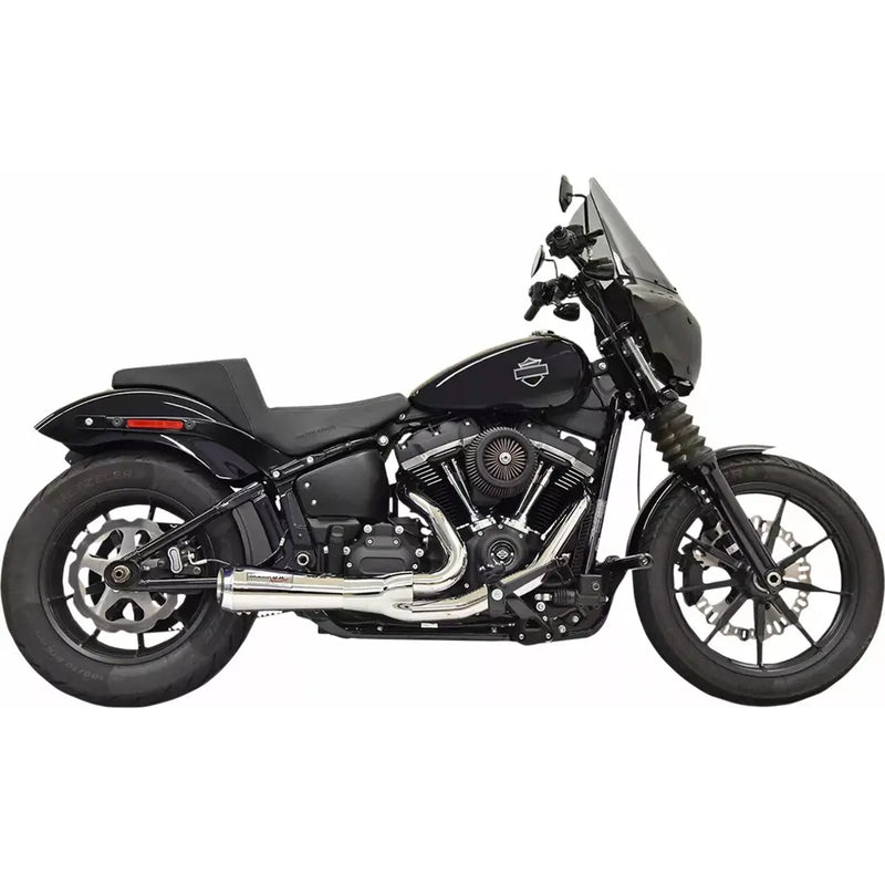 Bassani The Ripper Short 2into-1 Exhaust System for Harley