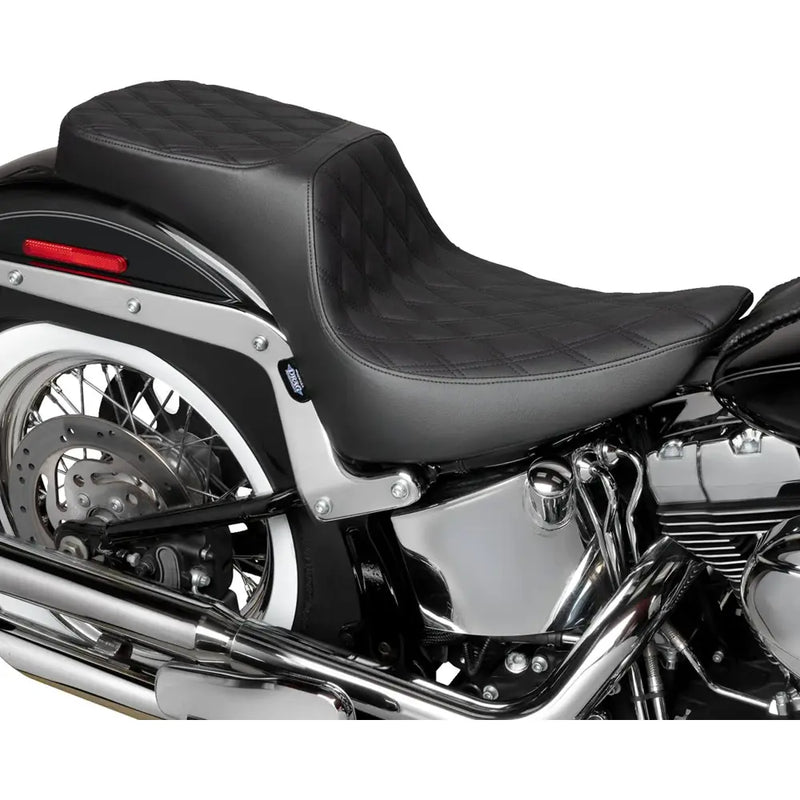 Drag Specialties Selle Performance Predator 2-Up pour Harley 