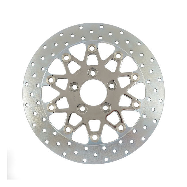EBC 10-button Floater Rear Brake Disc for Harley 08-23 Touring (11.8") / Polished