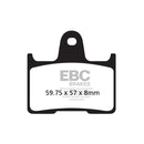 EBC Brake Pads Suzuki GSX 1400 01-07 EBC V-Pad Semi Sintered Rear Brake Pads for Suzuki Customhoj