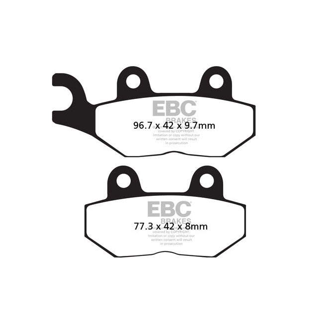 EBC Brake Pads Triumph America / LT 07-17 EBC V-Pad Semi Sintered Rear Brake Pads for Triumph Customhoj