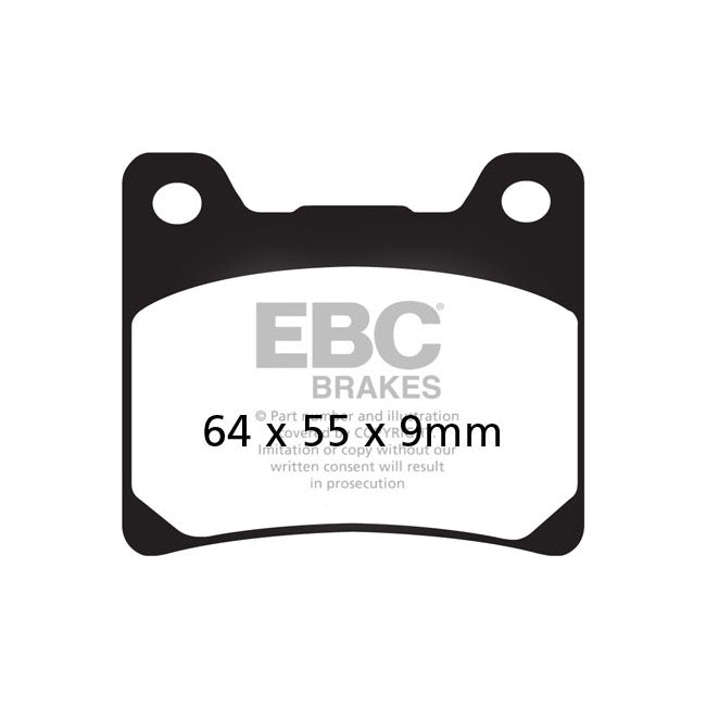 EBC Brake Pads Yamaha BT 1100 Bulldog 02-06 EBC V-Pad Semi Sintered Rear Brake Pads for Yamaha Customhoj