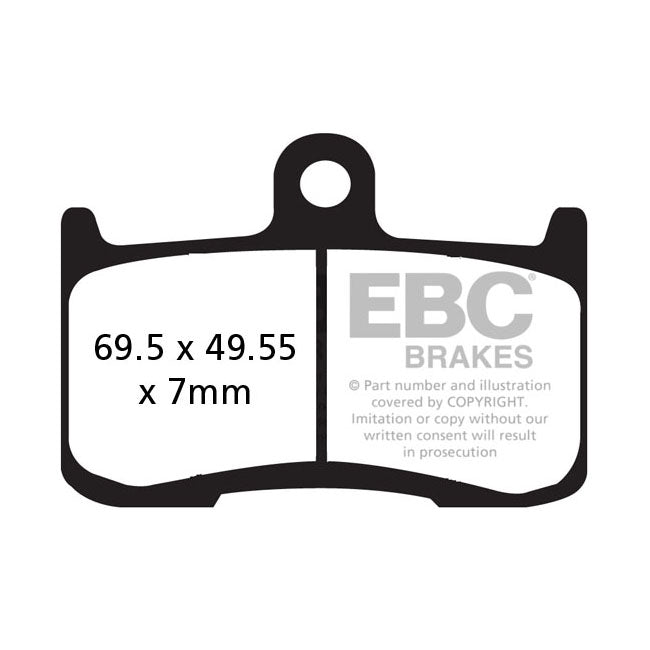 EBC Double-H Sintered Front Brake Pads for Triumph Daytona 675 06-08