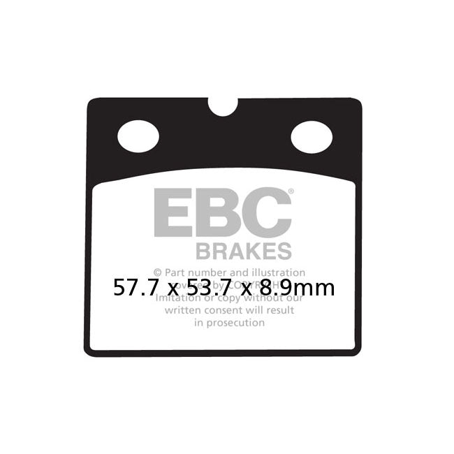 EBC Organic Front Brake Pads for BMW K100 LT L88-91